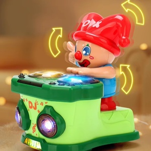 Juguete de Payaso Bailarín Dinámico con Luz Musical, Juguete de Plástico Eléctrico para Niños, Rompecabezas Divertido y Educativo - Product Image 2