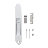 Usine de design moderne Accessoires en aluminium Serrure à guillotine pour fenêtre coulissante Types de serrures avec vis à tête fraisée croisée