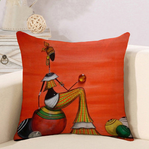 Housses de <span class=keywords><strong>coussin</strong></span> décoratives africaines en tricot carré 45cm * 45cm pour la maison, l'hôtel et l'hôpital. - Product Image 4