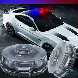 Luz Estroboscópica LED Giratoria Súper Brillante para Vehículos, DC 12-24 <span class=keywords><strong>V</strong></span>, con Fuerte Imán para Techo de Auto, Luz de Alarma, Luz Intermitente Redonda de Ingeniería - Product Image 3