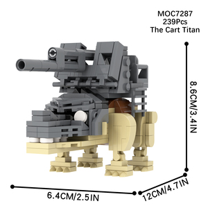 Attack Titan, el colosal blindado, carro de <span class=keywords><strong>la</strong></span> bestia femenina, regalos para niños, juegos de bloques de construcción Diy, juguetes de Anime para niños - Product Image 4