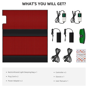 Tapis de luminothérapie rouge en cuir de qualité supérieure OEM ODM pour le bien-être quotidien du corps entier, 660nm 850nm, couverture de luminothérapie rouge - Product Image 5