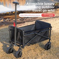 Fournisseur direct d'usine : Chariot pliant à quatre roues Jinhua pour outils industriels, usage domestique, camping, pique-nique et courses