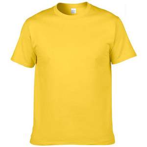 Camisetas Lisas de Moda en Oferta, Camisetas Básicas Baratas Personalizadas con Etiqueta Privada OEM, Camisetas Lisas de Cuello Redondo para Hombre - Product Image 2