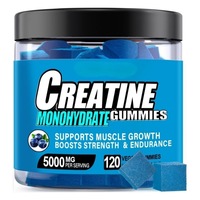Permen Creatine Monohydrate Rasa Blueberry Meningkatkan dan Mendukung Pertumbuhan Otot, Pemulihan Energi, Tersedia Kustomisasi Merek