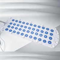 Tapis de massage à bulles d'air chaud en plastique écologique amélioré, spa portable de luxe pour baignoire, 300 micro-prises, 6 vitesses