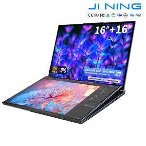 Ordinateur portable flambant neuf avec processeur Core I5 12450h, double écran, écran tactile de 16 pouces, 16 Go/32 Go de RAM, SSD de 512 Go, Windows 11, Hfbook28/ds160pro- - Product Image 1