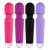 Vibrateur portable 20 fréquences, stimulation clitoridienne pour la masturbation féminine, étanche, rechargeable par USB, jouets sexuels érotiques