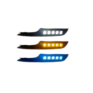 Couvre-phare antibrouillard avant à LED, noir ABS, gauche et droite, pour Volkswagen Golf 7 2014-2017 - Product Image 3