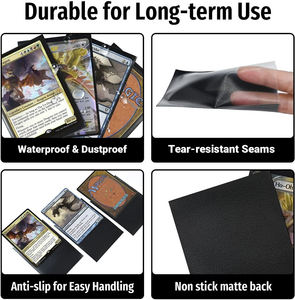 Custodie Premium Opache per Carte con Stampa Logo Personalizzata, Materiale PP, Formato Standard, Protezione per Carte da Gioco e Collezione, Produzione all'Ingrosso - Product Image 5