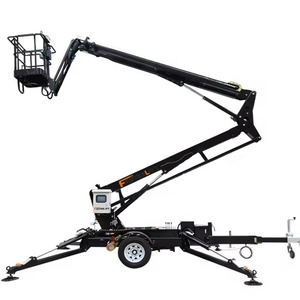 Plataforma Elevadora Eléctrica Remolcable de 18, 20 y 22 m, con Cable de Acero, Alimentada por Batería Eléctrica Diésel, para Mantenimiento en Altura - Product Image 4