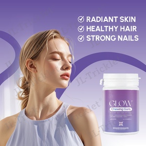 Goma <span class=keywords><strong>de</strong></span> Mascar Blanqueadora y Luminosa Julong OEM/ODM que Funciona en Piel, Cabello y Uñas, Contiene Biotina, Zinc y Vitaminas - Product Image 3