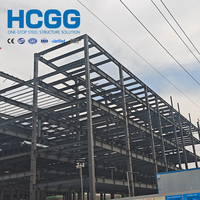 Estructura de Acero para Edificios de Oficinas Prefabricados de Múltiples Pisos, Columna Tipo Caja con Viga en H, Construcción Rápida