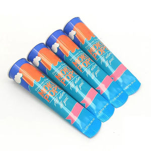 Gıda sınıfı alt kıvrım 130ml su geçirmez PE Film donmaya dayanıklı Popsicle sızdırmaz kağıt sıkmak Calippo tüp - Product Image 6
