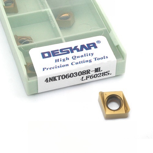 4nkt 4nkt060308r-ml Lf6028s Deskar Cnc Cutting Inserts Machine Original Cut Carbide Turning Tools For Lathe