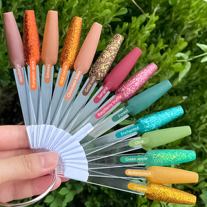 14 cores caem outono acrílico prego pó acrílico ouro laranja acrílico para unha escultura francês unha extensão - Product Image 1