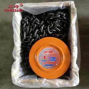 Paranco a catena KAWASAKI da 1 tonnellata, 5m, nuovo, per sollevamento, con puleggia in metallo, per produttori e fornitori di paranchi - Product Image 2