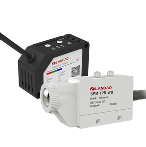 Lanbao NPN PNP 24V DC <strong>Color</strong> Mark Proximity <strong>Sensors</strong> IP65 Protection 102mm <strong>Sensing</strong> Distance Cable Connection (SPM-TNR-RG) - Product Image 1