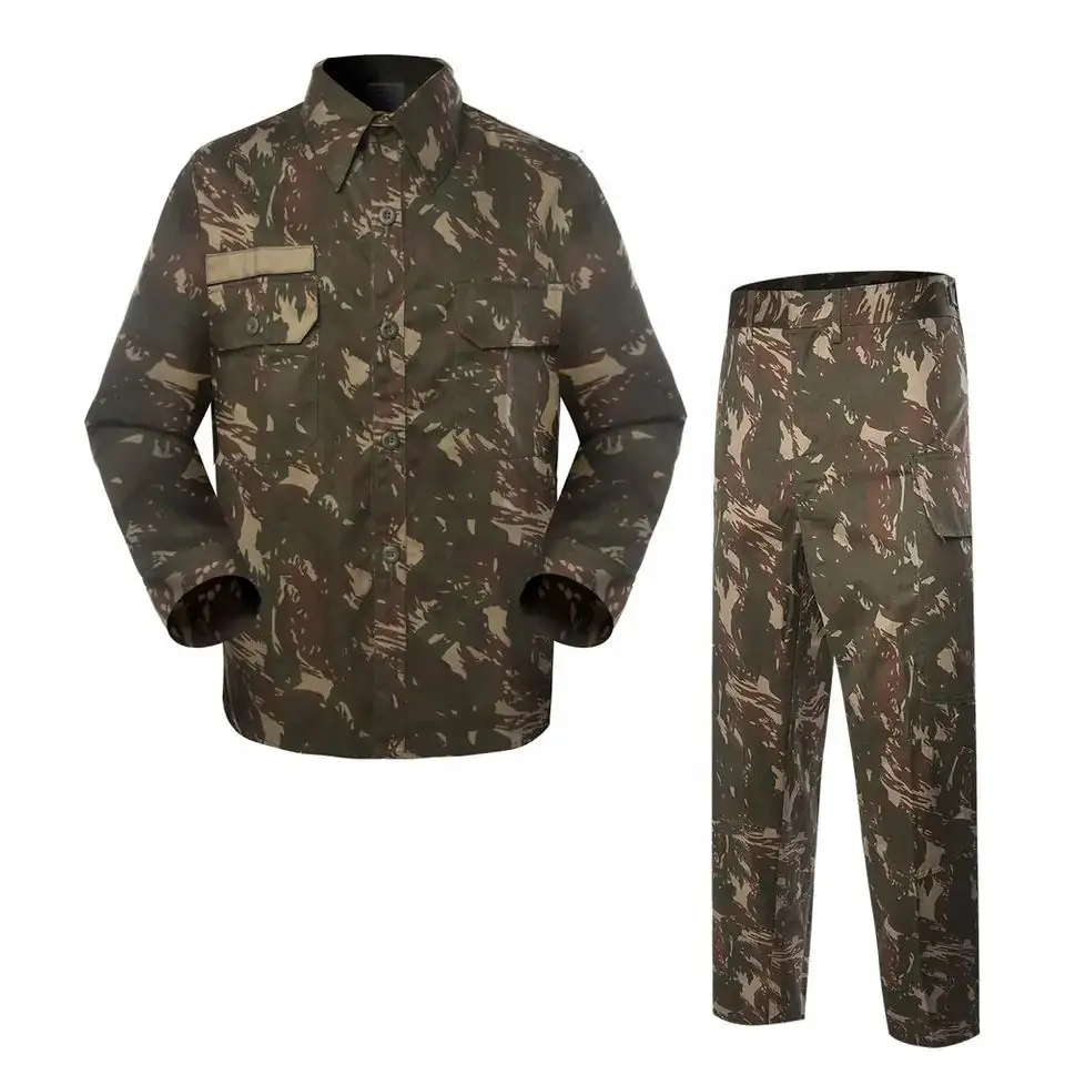 T/C-uniforme de camuflaje para entrenamiento de desierto, estilo BDU, 65/35