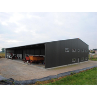Maison modulaire en acier léger durable pour entrepôt et atelier, durée de vie de 50 ans