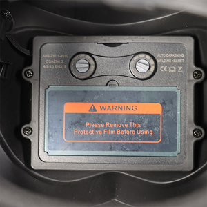 Nouveau casque de soudage auto-obscurcissant chaud avec conception <span class=keywords><strong>unique</strong></span> à énergie solaire de protection complète du visage