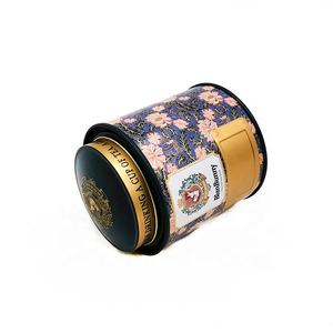 주문 음식 급료 빈 향신료 차 포장 금속 상자 레버 뚜껑 - Product Image 6