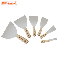 FUMETAX Professionnels : Spatule de Précision Flexible à Lame en Acier Carbone Trempé, Flexibilité Maximale pour le Lissage de la Maçonnerie DIY