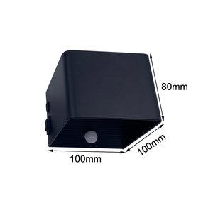 5W Cube LED Rechargeable Wall <strong>Light</strong> Aluminum square Motion Sensing Wall Lamp Energy Saving <strong>Battery</strong> <strong>Powered</strong> <strong>Indoor</strong> Wall Lamp - Product Image 4