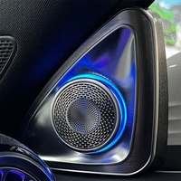 Nouveau kit de mise à niveau d'éclairage ambiant personnalisé, tweeter rotatif 4D, cache-haut-parleur, éclairage ambiant pour Mercedes Ben-z Classe CLA W118