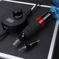 Kit de tatouage permanent complet très demandé, alimentation puissante 10V DC, machine rotative professionnelle à faible bruit