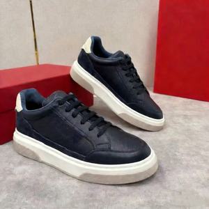 Chaussures de marche décontractées de luxe pour hommes Fegamo <span class=keywords><strong>2026</strong></span> en cuir véritable, style plateforme, qualité supérieure - Product Image 1