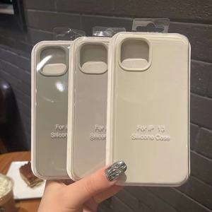 เคสซิลิโคนเหลวของแท้,สำหรับ <span class=keywords><strong>iPhone</strong></span> 11 12 13 Pro XS Max XR X สำหรับ <span class=keywords><strong>iPhone</strong></span> 7 8 <span class=keywords><strong>Plus</strong></span> 6 <span class=keywords><strong>6S</strong></span> 11 Pro SE 2020 - Product Image 4