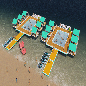 Isla Flotante Inflable Personalizada de Gran Tamaño para Parque Acuático, Equipo de Juegos Acuáticos - Product Image 1