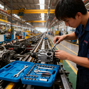 Juego de llaves de vaso profesional de 108 piezas, kit de herramientas de trinquete de accionamiento de 1/4 "<span class=keywords><strong>3</strong></span>/8" 1/<span class=keywords><strong>2</strong></span> "con estuche, para reparación y mantenimiento de automóviles - Product Image 6