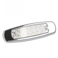 Mini feux de brouillard blancs, ambre, rouges, feux arrière LED pour camion, remorque tout-terrain 24V, feux de position latéraux LED 1W de remplacement