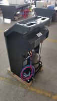 Machine de recharge de réfrigérant à double cylindre, taux de récupération de 0,5 kg/min pour la réparation automobile en garage