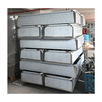Boîtier d'amplificateur en aluminium, châssis personnalisé, découpe laser, pièces en acier pliées, service de fabrication de tôlerie OEM ODM
