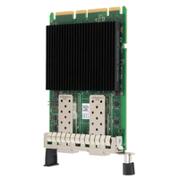 Kartu jaringan E810-XVAM2 chip PCIe 4.0 x8 antarmuka SFP28 dual port 25GbE komponen komputer E810XXVDA2OCPV3 OCP 3.0
