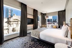 Ensembles de meubles de chambre à coucher d'hôtel économique centre-ville de Perth <span class=keywords><strong>InterContinental</strong></span> Design moderne 5 étoiles en bois massif pour appartement et villa - Product Image 6