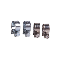 Abrazadera de Manguera Mini para Inyector de Combustible de Acero Inoxidable SAE J1508, Ancho de Banda de 9 mm, Chapado en Zinc, Grosor de 0.6 mm, Métrica y en Pulgadas