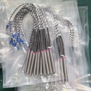 É<span class=keywords><strong>l</strong></span>ément chauffant électrique à tête unique OEM, cartouche chauffante avec fils de connexion externes pour machines d'emballage et barres de thermoscellage - Product Image 3