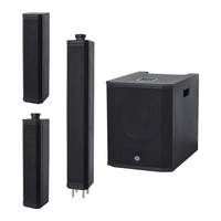 Système de haut-parleurs Line Array professionnel le plus vendu avec coque métallique, puissance de sortie de 4000 W pour scène de concert en plein air