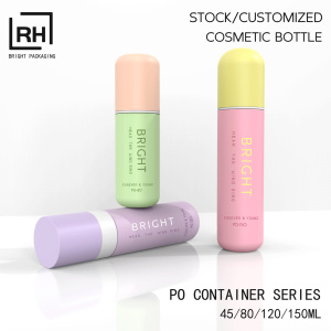 Bouteille en plastique transparente PET de 100/120/150 ml pour produits cosmétiques, avec pulvérisateur, distributeur de lotion, flacon d'essence avec pompe - Product Image 2