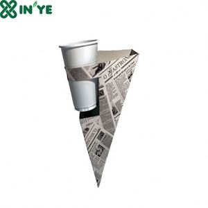 <span class=keywords><strong>Porta</strong></span> Churros per cialde in Crepe con patatine fritte in carta da asporto biodegradabile con salsa - Product Image 2