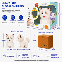 Premium KI-Begleiter Ragdoll-Katze Plüsch-Roboter Technologie-Spielzeug Charmantes Elektronisches Haustier-Geschenk KI-Interaktives Lernspielzeug