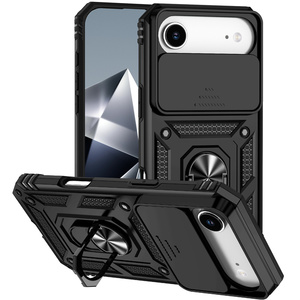 Canshiled เคสเกราะสำหรับ iPhone 17 Air 17 17PRO สูงสุด16 16E 15 <span class=keywords><strong>Pro</strong></span> 360เคสป้องกันโทรศัพท์มีขาตั้ง - Product Image 1