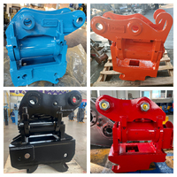 HOMIE ±90 °   Rotateur inclinable hydraulique à attache rapide pour mini-pelle de 1 à 5 tonnes, inclinaison latérale ±90 degrés, attache rapide certifiée CE