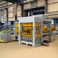 Machine à blocs de ciment hydraulique à haut rendement QT8-15 pour l'industrie de la construction