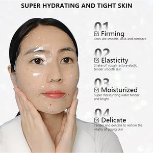 Mascarillas Faciales de Gel de Colágeno con Vitamina C, OEM, Logotipo Privado Personalizado, Colágeno Hidrolizado, Mascarillas Faciales Reafirmantes, Marca Privada ODM - Product Image 3