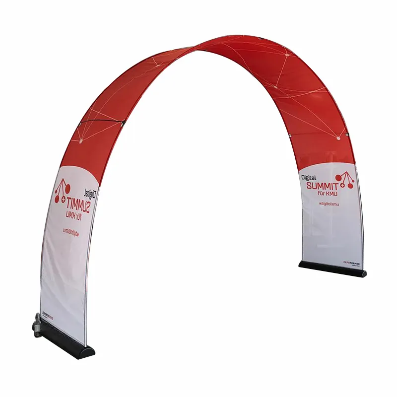 Custom V Shape Archway Tension Fabric Arch Race Racing Fpv Air Gates Banners For Advertising Display